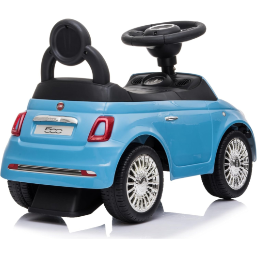 MACCHININA PRIMI PASSI Cavalcabile FIAT 500 con Suoni CHIPOLINO - immagine 5