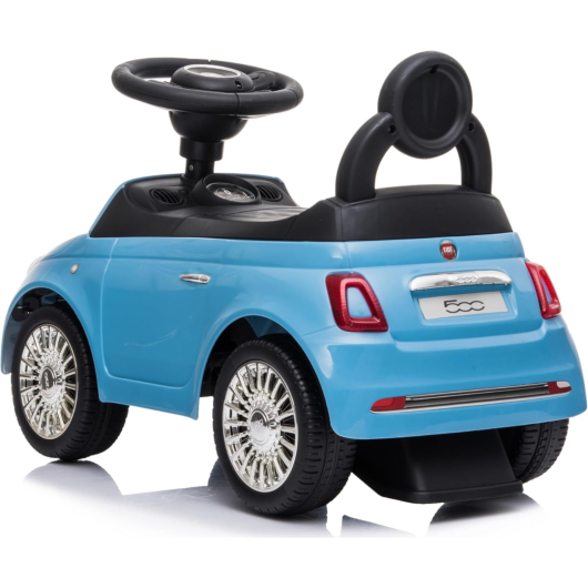 MACCHININA PRIMI PASSI Cavalcabile FIAT 500 con Suoni CHIPOLINO - immagine 6