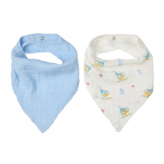 BAVAGLINI BANDANA IN BAMBU' KIOKIDS (pacco da2) - immagine 5