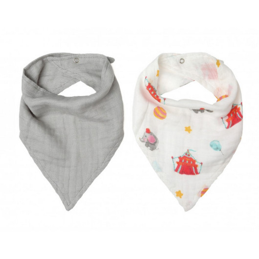 BAVAGLINI BANDANA IN BAMBU' KIOKIDS (pacco da2) - immagine 3