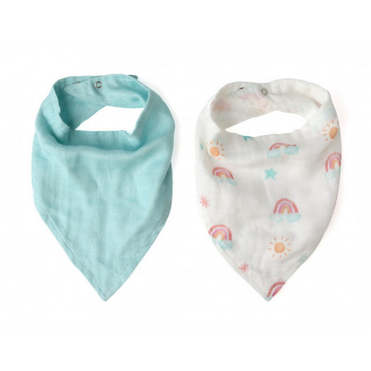 BAVAGLINI BANDANA IN BAMBU' KIOKIDS (pacco da2)