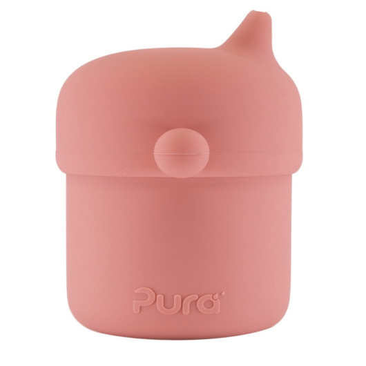 BICCHIERE CON BECCUCCIO IN SILICONE SIPPY PURA - immagine 2