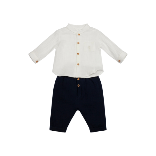 COMPLETO in Cotone Organico Neonato LALALU'
