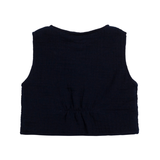 GILET in Cotone Organico Neonato LALALU' - immagine 2