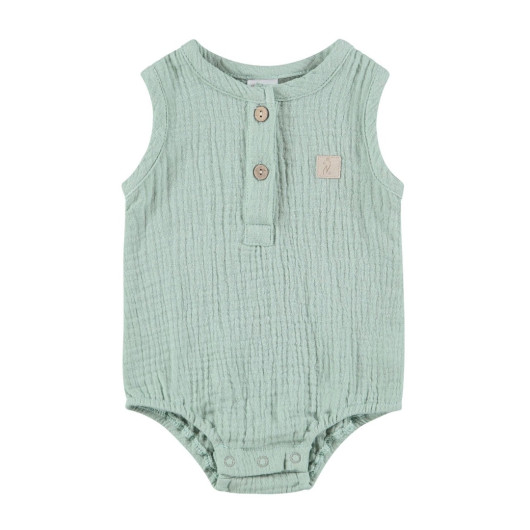BODY CANNOTTIERA MUSSOLA DI COTONE ORGANICO GOTS Dili Best Natural By PICCI