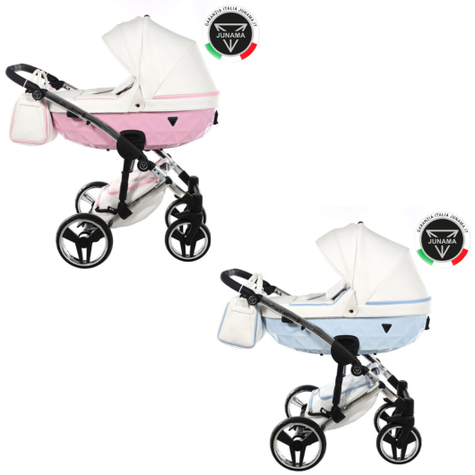 TRIO DUO E PASSEGGINI GEMELLARI ESCLUSIVI JUNAMA - immagine 2