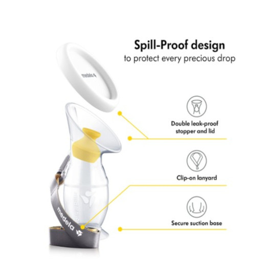 RACCOGLITORE LATTE MATERNO in SILICONE MEDELA - immagine 2