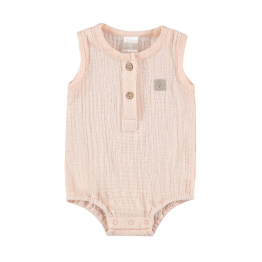 BODY CANNOTTIERA MUSSOLA DI COTONE ORGANICO GOTS Dili Best Natural By PICCI