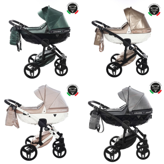 TRIO DUO E PASSEGGINI GEMELLARI ESCLUSIVI JUNAMA - immagine 5