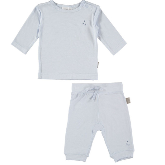 SET PANTALONE E MAGLIA JERSEY di BAMBOO 0-3 mesi Dili Best Natural By PICCI - immagine 3