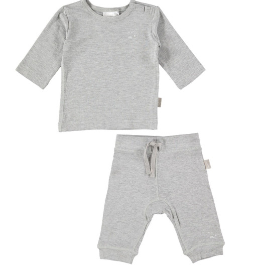 SET PANTALONE E MAGLIA JERSEY di BAMBOO 0-3 mesi Dili Best Natural By PICCI - immagine 4