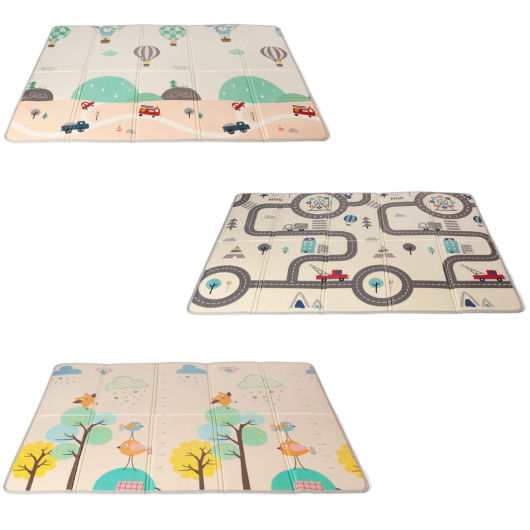 TAPPETO da gioco PIEGHEVOLE 200 x 150 cm KIOKIDS