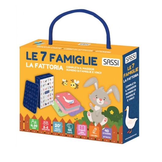 CARTE DA GIOCO "Le 7 Famiglie La Fattoria" SASSI Editore