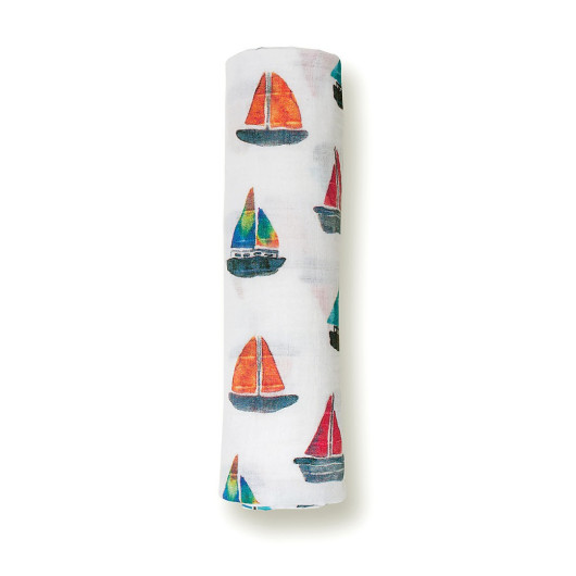 MUSSOLA DI COTONE 120 x 120 cm LULUJO - immagine 2