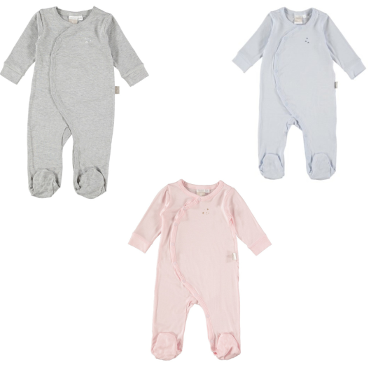 TUTINA CON PIEDINI JERSEY di BAMBOO 0 mesi Dili Best Natural By PICCI