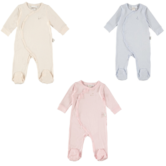 TUTINA CON PIEDINI JERSEY di BAMBOO 0-3 mesi Dili Best Natural By PICCI