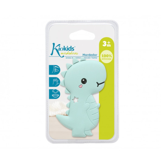 MASSAGGIAGENGIVE in SILICONE KIOKIDS Dinosauro - immagine 4