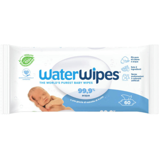 SALVIETTE WATERWIPES 60 pz.