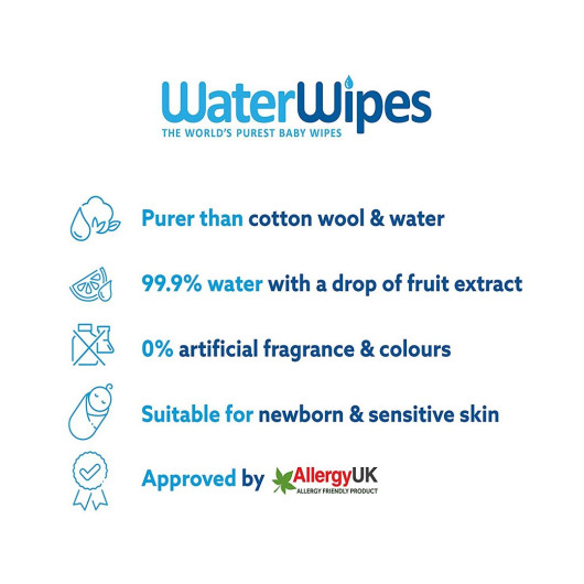 SALVIETTE WATERWIPES 60 pz. - immagine 2