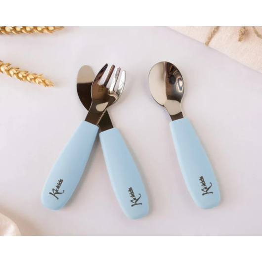 POSATE in Acciaio Inossidabile e Silicone KIOKIDS - immagine 4