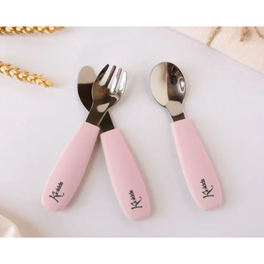 POSATE in Acciaio Inossidabile e Silicone KIOKIDS - immagine 5