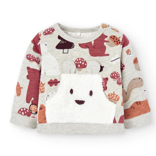AutumnDreams FELPA CON TASCA BIMBO BOBOLI