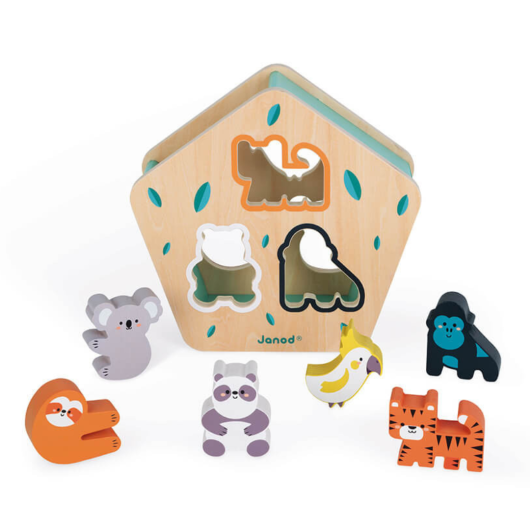 CASETTA DELLE FORME DEGLI ANIMALI JANOD - immagine 2