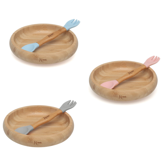 PIATTO in Silicone e BAMBU' KIOKIDS