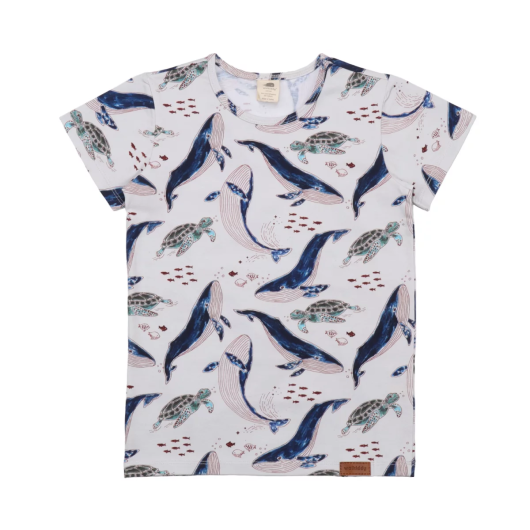 T-SHIRT Whales & Sea Turtles WALKIDDY