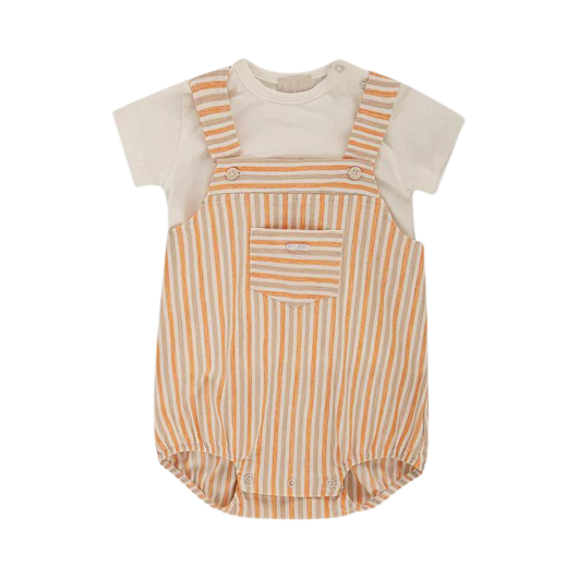 COMPLETO Neonato Salopette e T-shirt LALALU'
