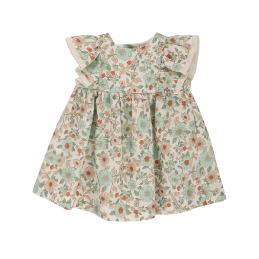 VESTITO Neonata in Misto Lino LALALU'