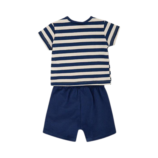 COMPLETO Pantaloncino e T-shirt Neonato LALALU' - immagine 2
