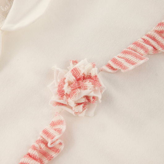 TUTINA in Maglia Lino Cotone Neonata LALALU' - immagine 3