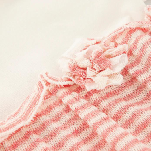TUTINA in Maglia Lino Cotone Neonata LALALU' - immagine 3