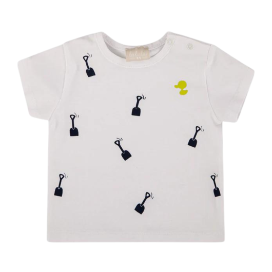 COMPLETO Pantaloncino e T-shirt Neonato LALALU' - immagine 3
