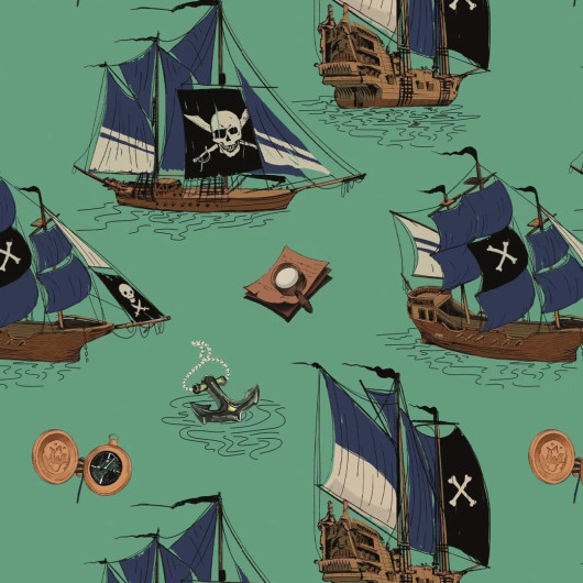 SHORTS Pirate Ships WALKIDDY - immagine 3