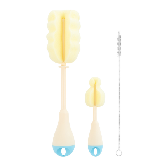 SET SPAZZOLE PULIZIA BORRACCE e BIBERON KIKKA BOO - immagine 2