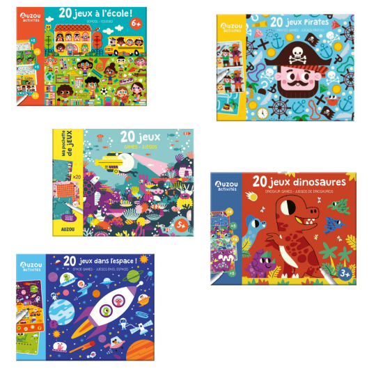 20 GIOCHI TASCABILI AUZOU CREATIF