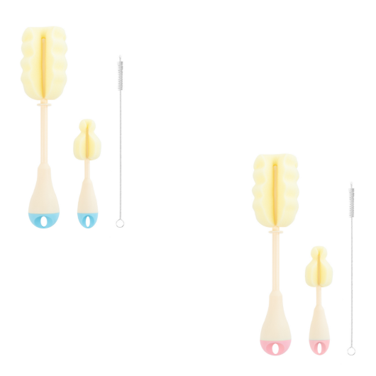 SET SPAZZOLE PULIZIA BORRACCE e BIBERON KIKKA BOO