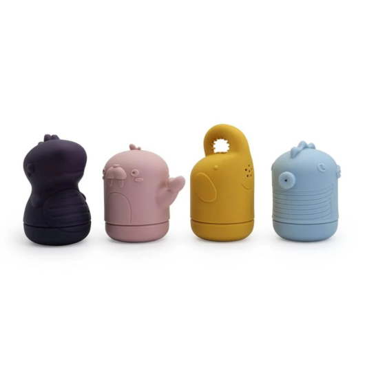SET 4 GIOCHI BAGNETTO IN SILICONE MIZU Baby