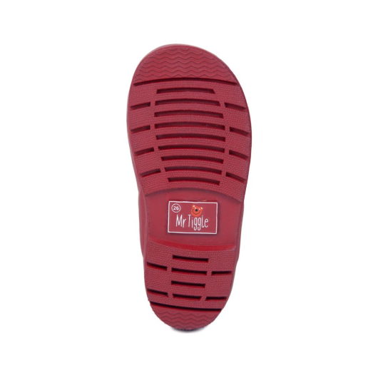 STIVALETTI PIOGGIA MR. TIGGLE ROSSO - immagine 5