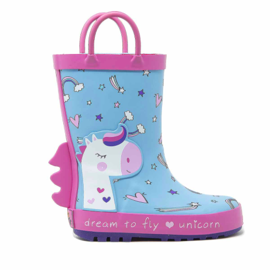 STIVALETTI PIOGGIA MR. TIGGLE UNICORNO