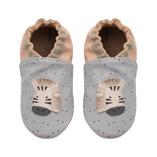 SCARPINE ROBEEZ Cute Zebra Gris Rose - immagine 2