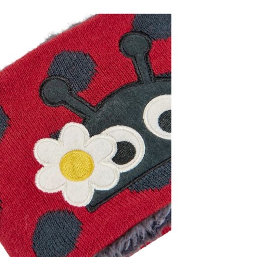 SCALDACOLLO TRICOT BIMBA Coccinella BOBOLI - immagine 2
