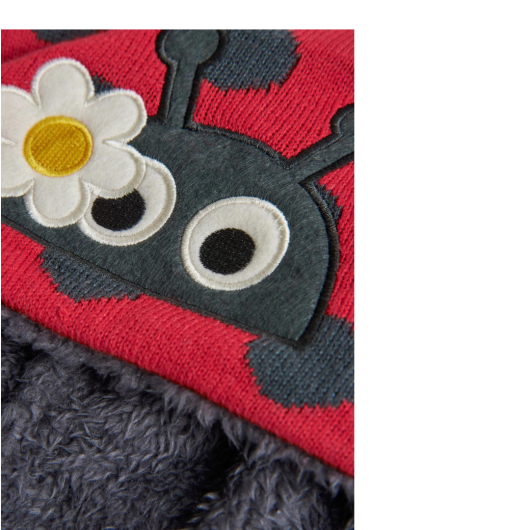SCALDACOLLO TRICOT BIMBA Coccinella BOBOLI - immagine 3
