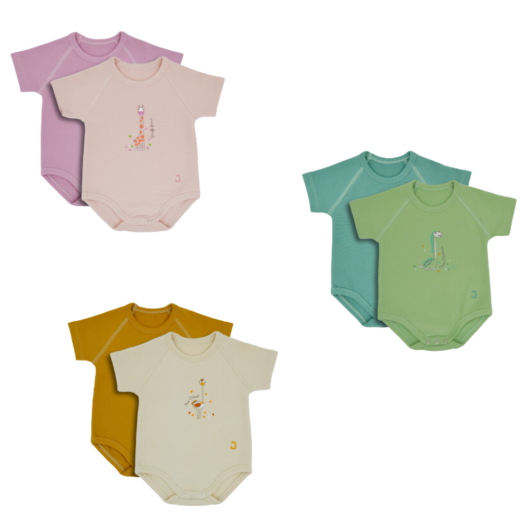 BODY J BIMBI 4 SEASON BIPACK Taglia Unica 0-36 mesi