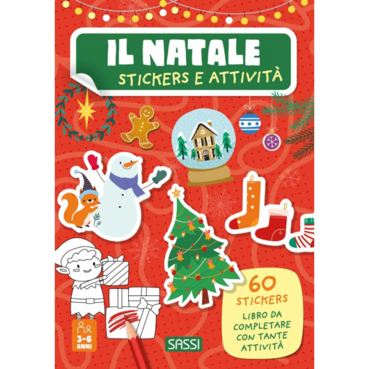 IL NATALE Stickers e Attività SASSI Editore