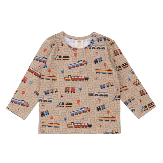 T-SHIRT A MANICHE LUNGHE Tiny Trains WALKIDDY
