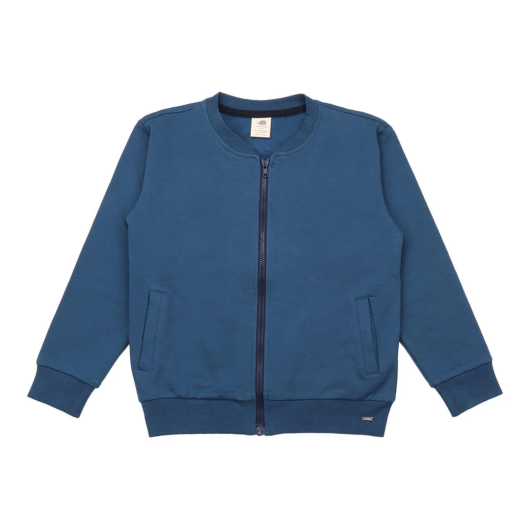 FELPA con zip Navy WALKIDDY