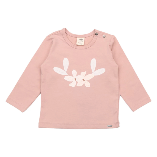 T-SHIRT A MANICHE LUNGHE Tiny Flowers WALKIDDY